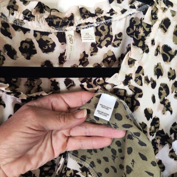 Matilda Jane Wide Leg Crop Pants, Leopard Top w/Cami, Sweater, 4 Piece, Sz XL-2X - Picture 6 of 16